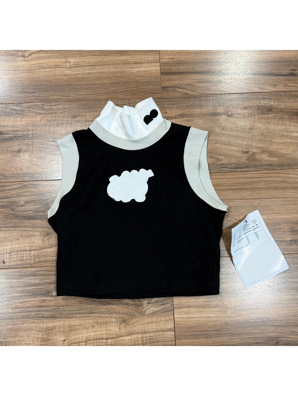 Nike Naomi Osaka Mock-Neck Cropped Tank *RARE Sample**All White Stitch Patch*